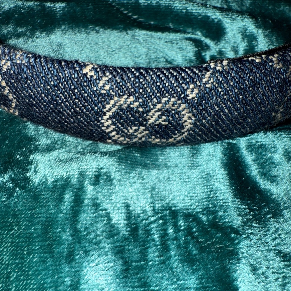 GUCCI Blue Denim Headband